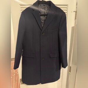 Size 40 J. Crew Thompson Wool Navy Coat NWT
